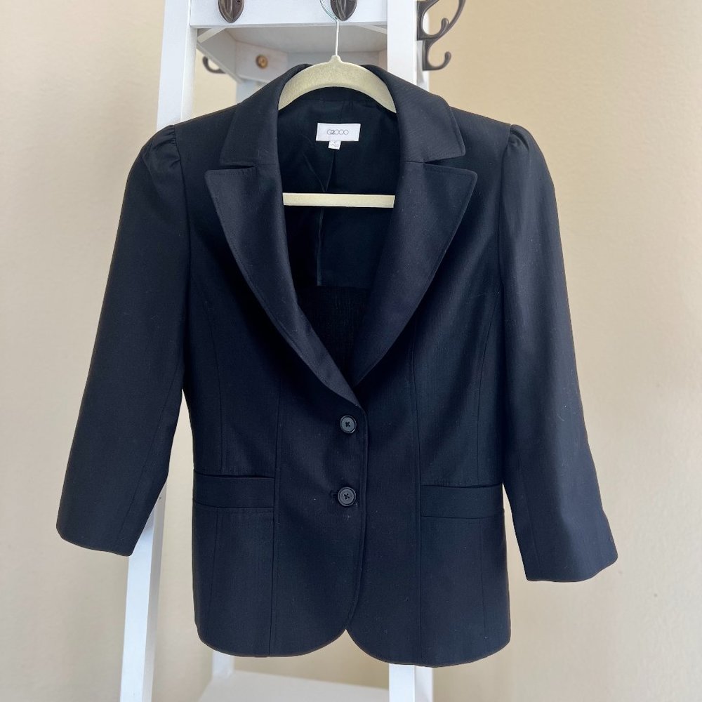 NWOT black blazer, brand g2000, size S